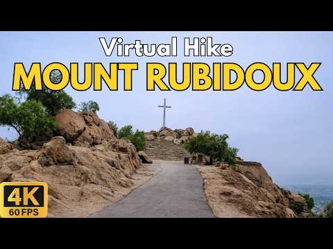 4K Treadmill Virtual Hike – Mount Rubidoux Riverside | 45-Min Scenic Up & Down POV Walk