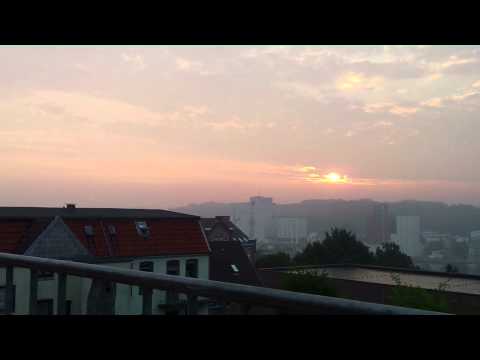 Sonnenaufgang 26.07.2013 Flensburg