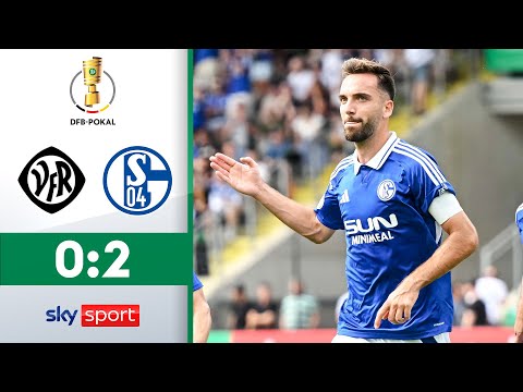 S04 müht sich zum Erfolg | VfR Aalen - FC Schalke 04 | Highlights - 1. Runde | DFB Pokal 2024/25