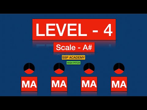 Level 4 Vocal Warmup on A# Scale | Vocal Strength & Breath Control Practice | SSP Academy