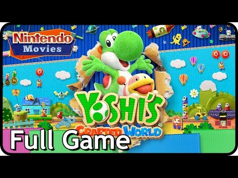 Yoshi Crafted World - Full Game Walkthrough (2 Players)