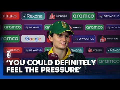 'We're doing something right' - Wolvaardt proud after World Cup loss to India 👏 I Press Conference