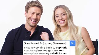 Sydney Sweeney and Glen Powell Answer The Webs Mos