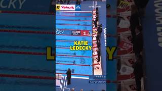 Katie Ledecky’s dominance is unbelievable 😳 #