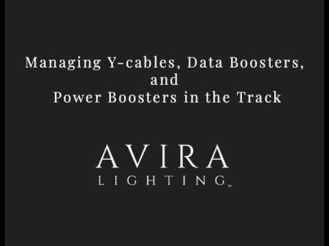 Managing Y-cables, Data Boosters, and Power Boosters in the Track