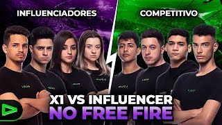 X1 VS LOUD INFLUENCER NO FREE FIRE !!