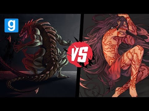 SCP RP // SCP-682 VS SCP-076-2 (Abel) - Garry's Mod