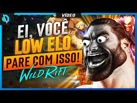 os 5 PIORES HÁBITOS de JOGADORES LOW ELO no WILD RIFT