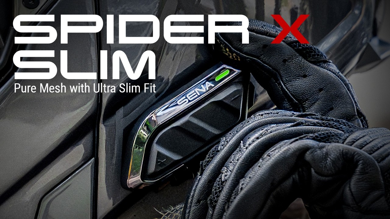 SENA SPIDER X Slim | Compact Size & Premium Performance