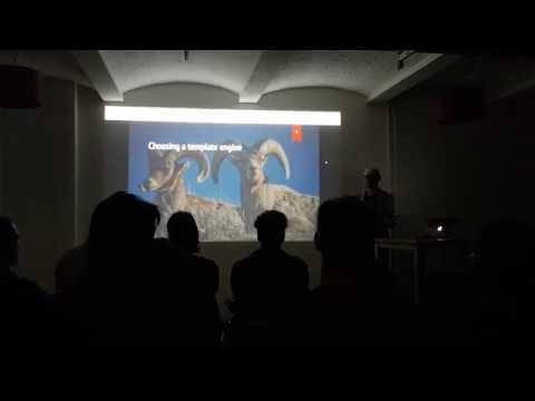 Ramhorns template engine in Rust from Rust & Tell Berlin