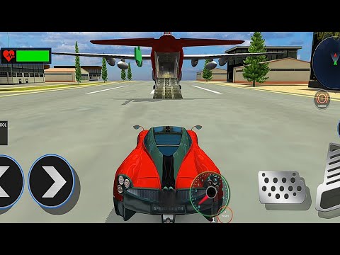 City Flight Airplane Pilot Car Transporter - Car Plane Sim Games | Android iOS Gameplay