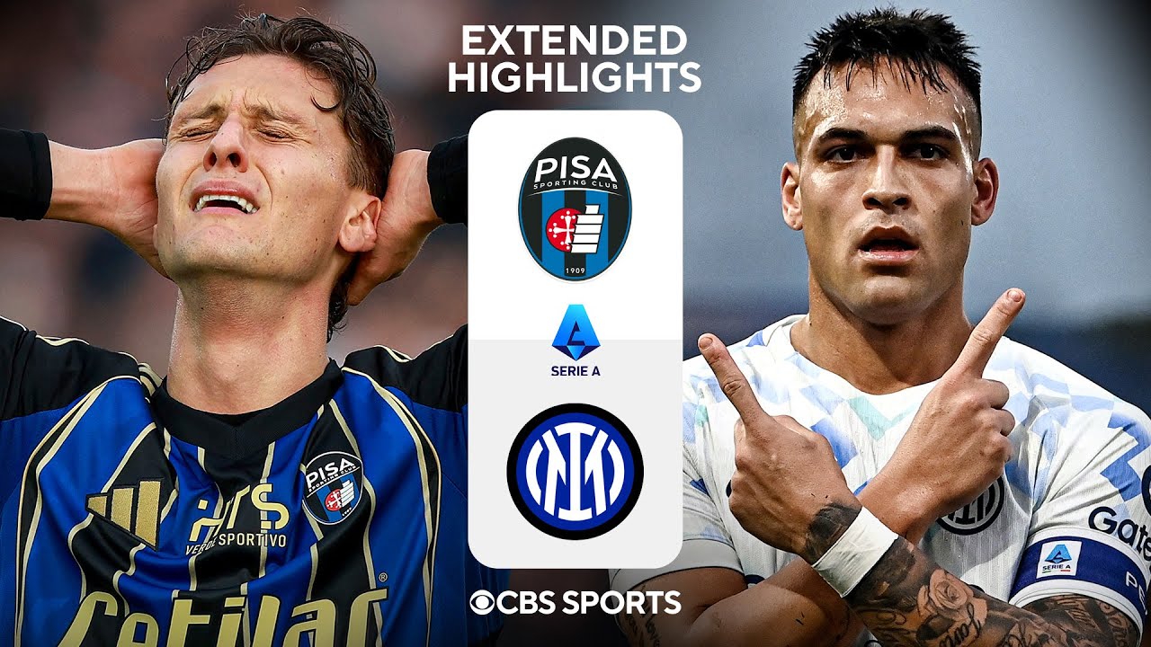 Pisa vs Inter Goals and Highlights