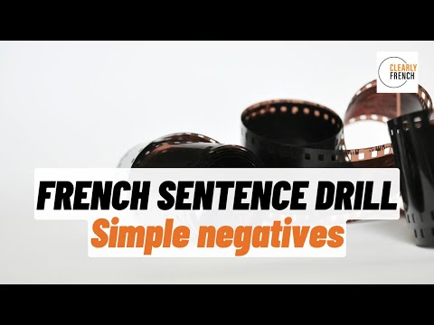 French Negative sentences - Practise simple negatives