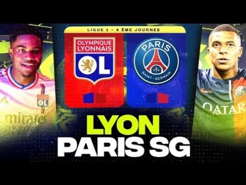 LYON 1-4 PARIS SG J4 DE LIGUE 1 UBER EATS 2023/2024 (LE SPECTACLE FUT AU RENDEZ-VOUS) 🤩👌🏽❤️💙