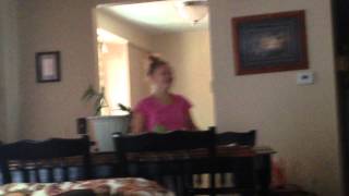 Best friend finds orange juice funny-SHE WONT STOP LAUGHING! Lol