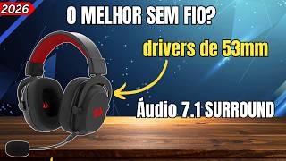 Redragon Zeus Pro: O MELHOR HEADSET GAMER SEM FIO De 2026? ASSISTA Antes de COMPRAR!