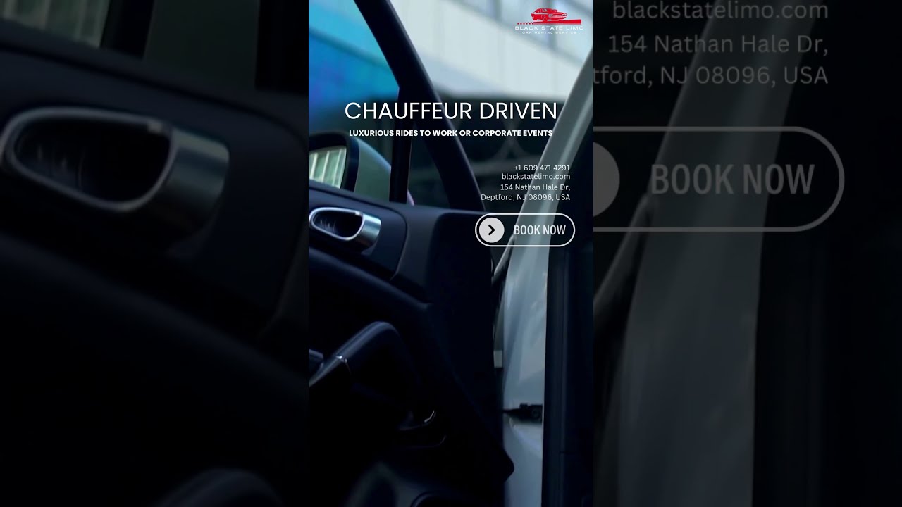 Chauffeur-driven car for work or corporate events # #chauffeurdriven