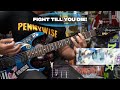 Pennywise – "Fight Till You Die" Cover (Tabs on Screen) | Punk Rock Anthem