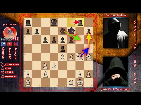 "Hollywood Ending"  | Jose Raul Capablanca vs Herman Steiner | 1933 | 2