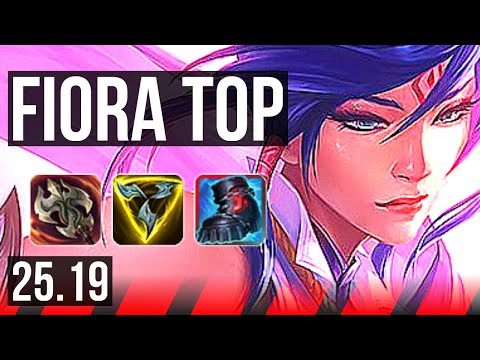 FIORA vs GAREN (TOP) | 11/0/4, Legendary | KR Grandmaster | 25.19