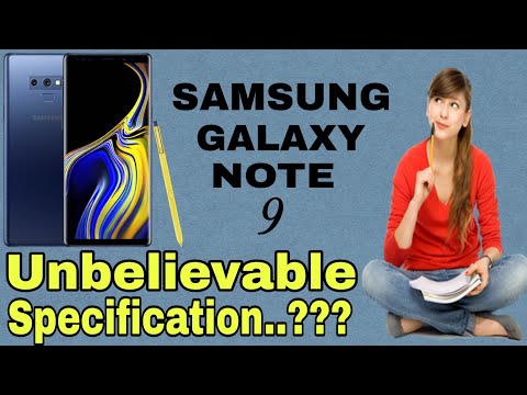 Samsung galaxy Note 9 Unbelievable Specification || Reviews || First Look | By Tech video