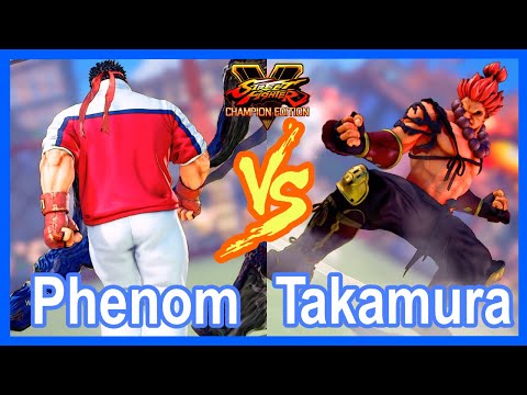 SFV Phenom (Ryu) VS Takamura (Akuma, Gouki)