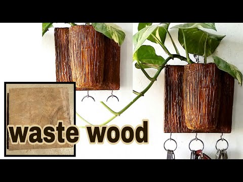 How to make wooden key holder very easy