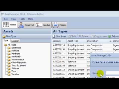 How To Manage Asset Types And Locations In Asset Manager