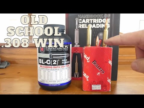 .308 Win. Hornady BTSP 150gn. BL-C(2) Powder Testing. Old School /New School Cool.