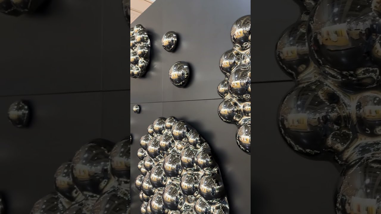 Bubbles Wall Sculpture reflection – Modern Luxury Wall Decor