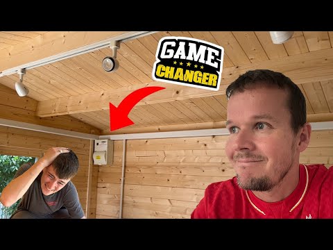 Just how easy is it to install outside power and lighting. PART 1