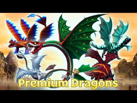 All 42 Premium Dragons (+ Defend Berk) | Dragons: Rise of Berk