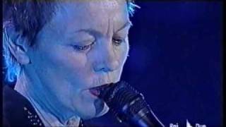 One Beautiful Evening (Italo-English) - Laurie Anderson Live in San Remo 2001