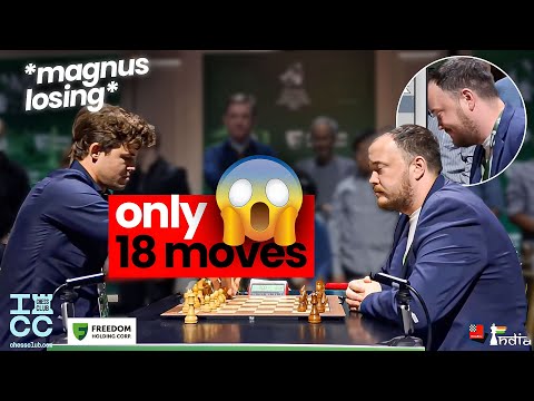 Magnus Carlsen downs a 2600+ GM in just 18 moves | Carlsen vs Shimanov | World Blitz 2024