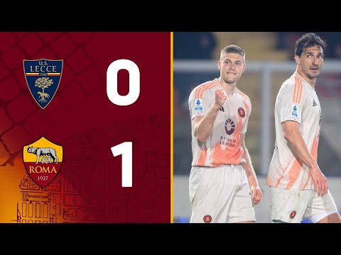 ARTEMMMMM! | LECCE 0-1 ROMA | SERIE A HIGHLIGHTS 2024-25