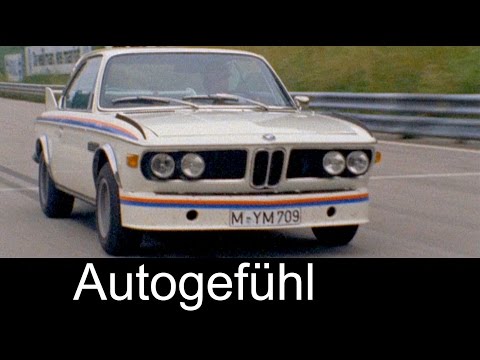 BMW 3.0 CSL Coupé 1973 Racing shots racetrack & alpine run - BMW history- Autogefühl