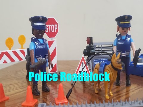 Playmobil 2023 City Action Police Roadblock Unbox