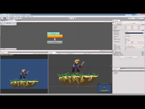 ART155: Unity 4.5 -- Part 1 -- 2D Sprite Movement with Playmaker