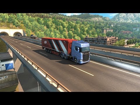 ETS2 Italia DLC Milano - Livorno Gameplay