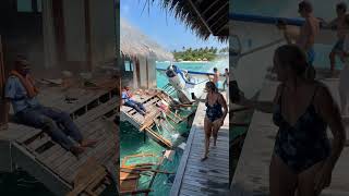Seaplane Spins Out on Takeoff and Smashes a Water Villa