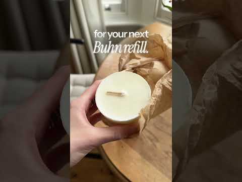 How our candle refill process works 