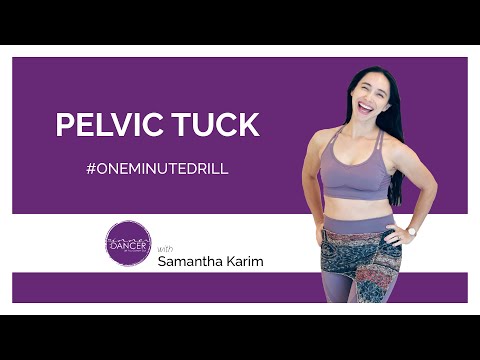Pelvic Tucks - One Minute Drill - How to Belly Dance with Samantha Karim