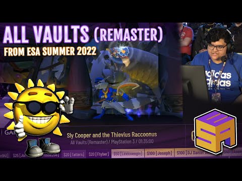 ESA Summer 2022 - Sly Cooper All Vaults in 1:25:57 (with chat)