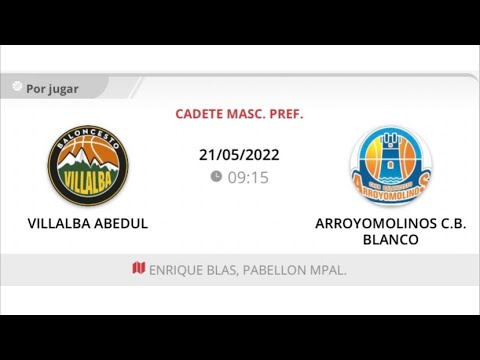 Cadete masc D VILLALBA GRUPO ABEDUL - ARROYOMOLINOS