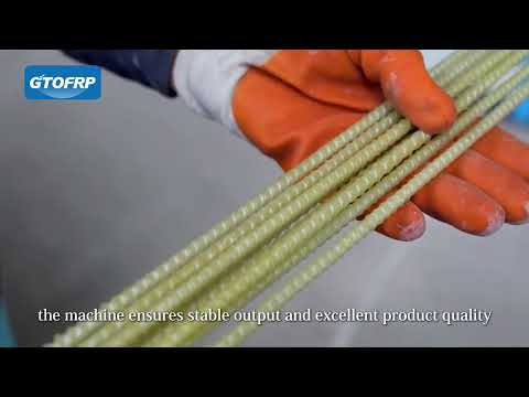 FRP Rebar Machine | High-Strength Fiberglass Rebar Production Line #fiberglass #frpmachine #factory