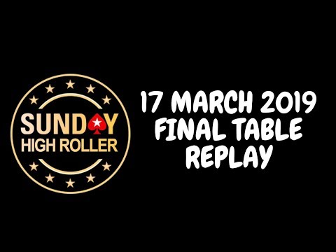 $2,100 Sunday High Roller 17-03-2019 Lena900 | €urop€an | probirs - Final Table Replay