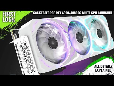 GALAX GeForce RTX 4090/4080 SG WHITE Graphics Cards Launched - Explained All Spec, Features And More