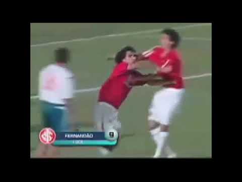 23/02/2006 - Internacional 3x0 Nacional (URU) - Copa Libertadores da América 2006