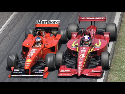 F1 vs CART | Michael Schumacher vs Juan Pablo Montoya | Monza - 1999 Season