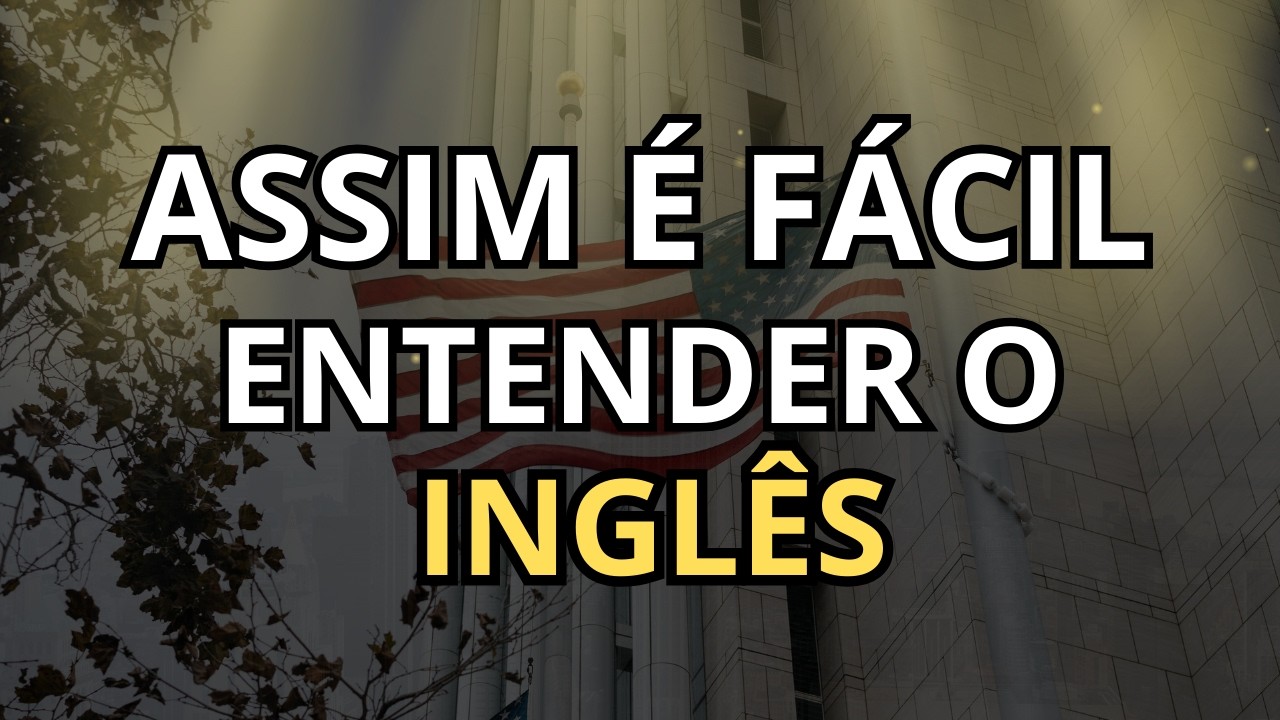 👉ESCUTE ISSO POR 10 MINUTOS POR DIA E VOCÊ ENTENDERÁ INGLÊS - AULA DE INGLÊS RÁPIDA E FÁCIL #1